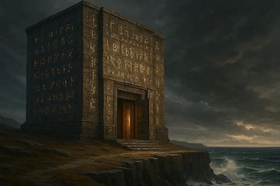 Image generated for the first chapter of a personalized AI adventure game