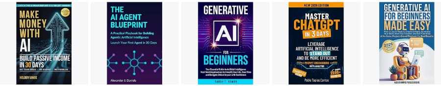 Great Deals on AI books from Amazon