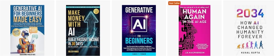 Great Deals on AI books from Amazon