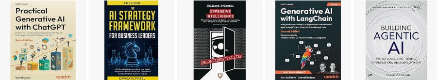 Great Deals on AI books from Amazon