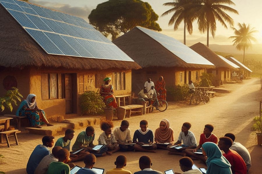 AI Empowers Education in Developing Nations with Smart Tablets and Solar Power