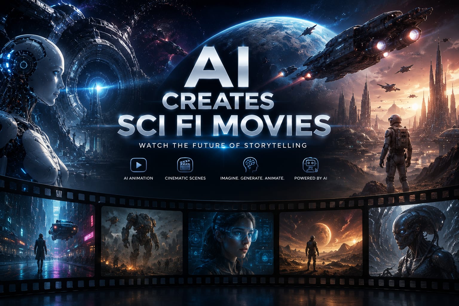 Welcome to our video gallery of Sci-Fi movies created using the latest AI tools