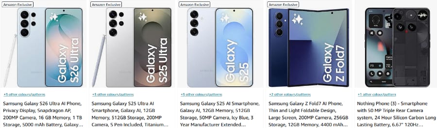 Great Deals on AI Phones from Amazon