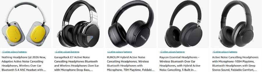 Great deals on Headphones from Amazon