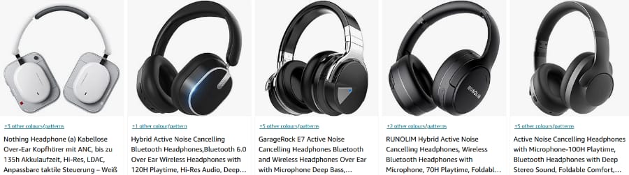 Great Deals on Headphones from Amazon