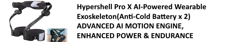 Hypershell Pro X AI-Powered Wearable Exoskeleton(Anti-Cold Battery x 2)