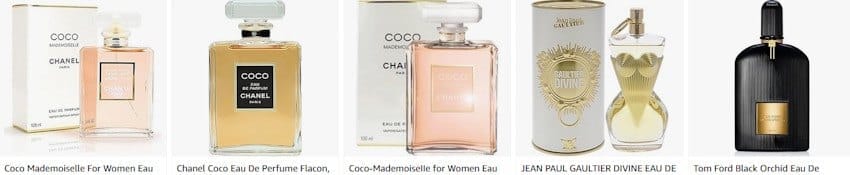 Great deals on ladies perfume from Amazon