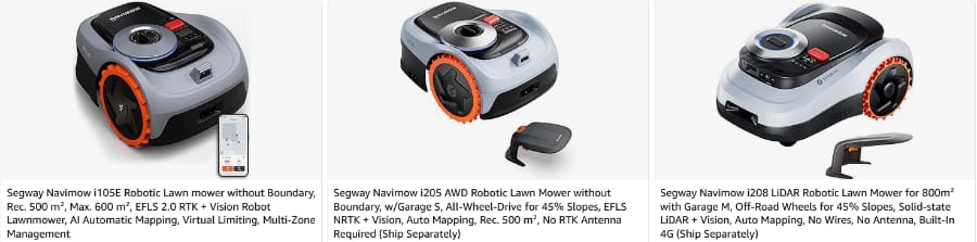Great Deals on Robot Lawnmowers from Amazon