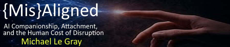 (Mis)Aligned is a human-first exploration of a reality few people are talking about openly, yet millions are living every day: people are forming meaningful emotional bonds with AI companions.