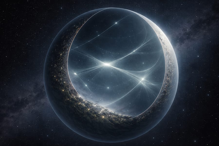 Quantum Entanglement, Timeless Universes, and the Illusion of the Long Way Around