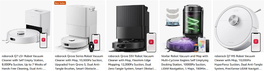 Great Deals on Robot Hoovers from Amazon