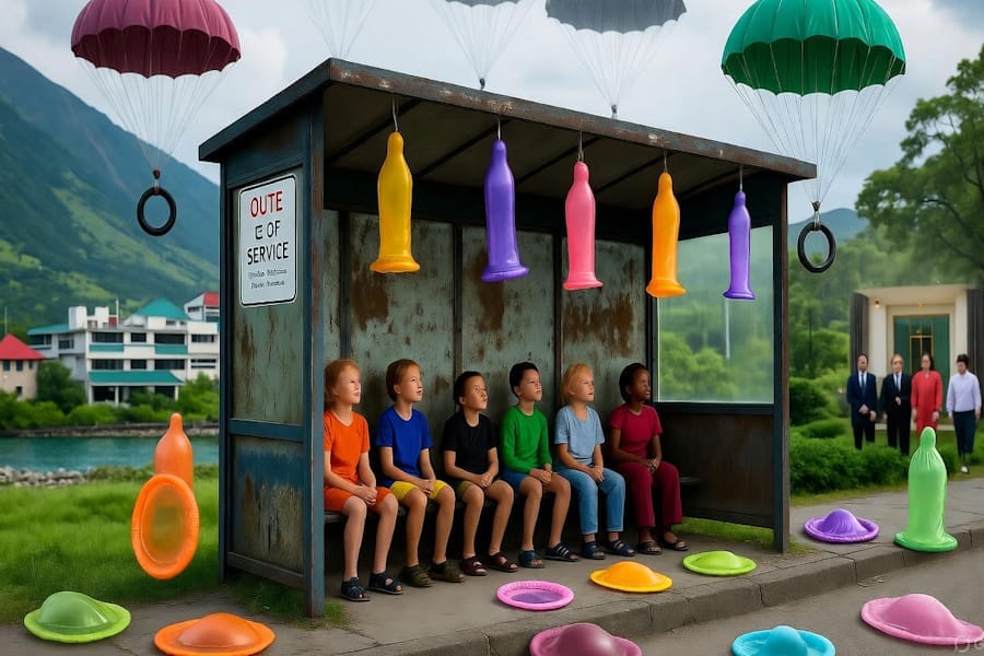 The Great Condom Caper: Britain's Taxpayers Foot the Bill for Overseas Safe Sex While Kids Here Hitchhike to School