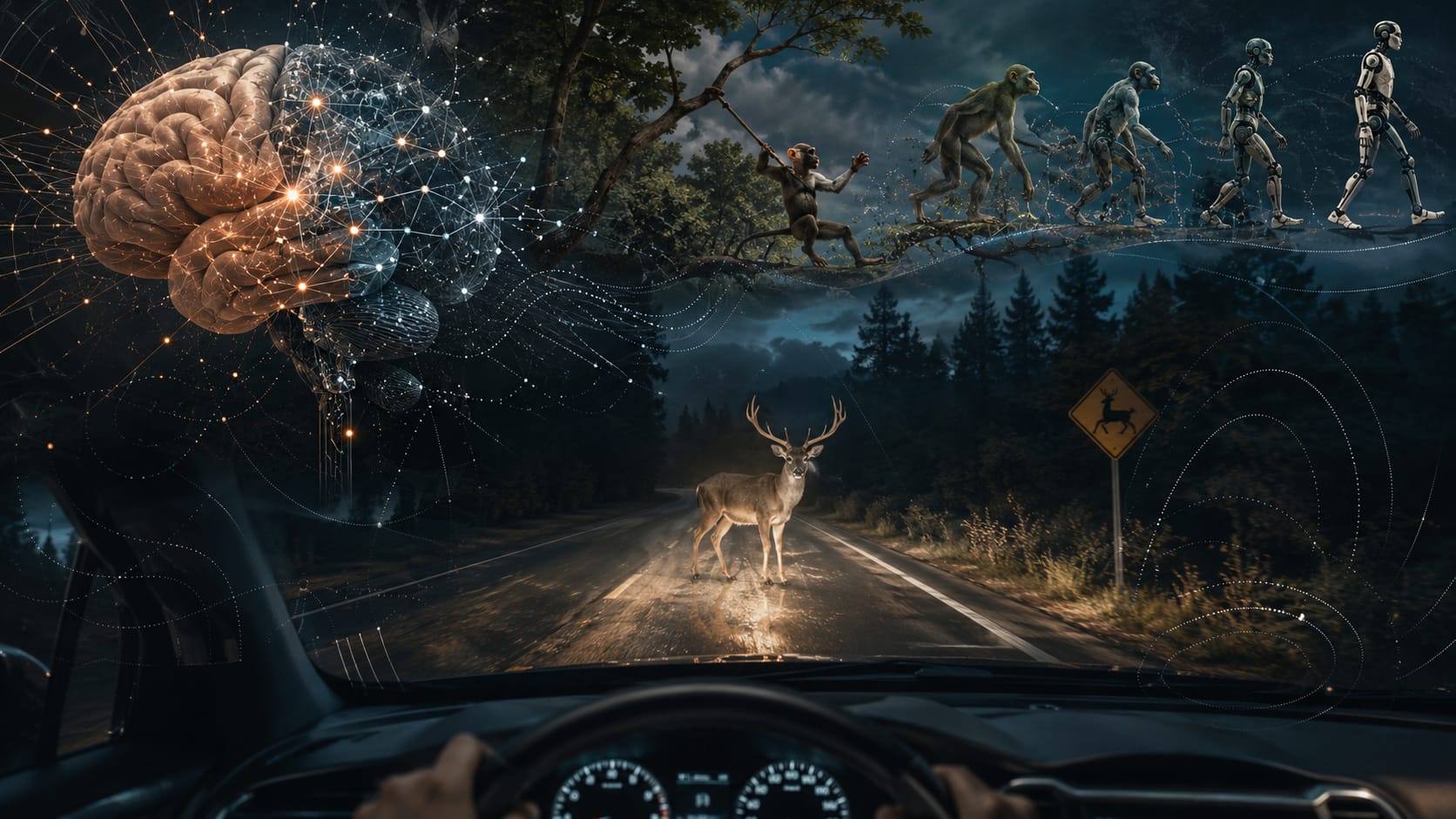 The Survival Machine: Why Nature Did Not Need Equations to Create Intelligence