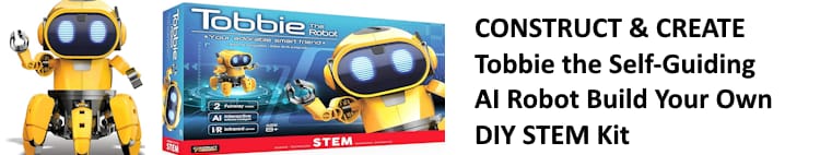 CONSTRUCT & CREATE Tobbie the Self-Guiding AI Robot from Amazon