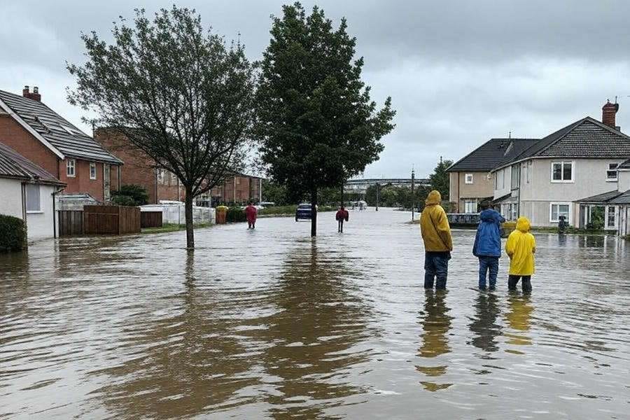 Live UK Flooding map created using Grok AI