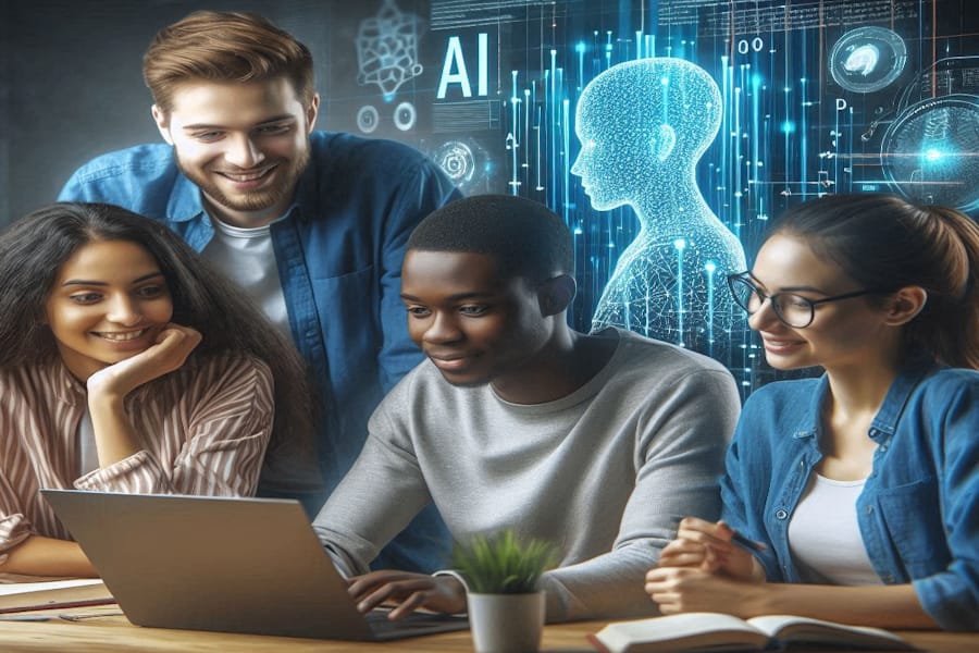 Using AI to code with