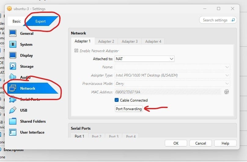 Navigate to Network settings