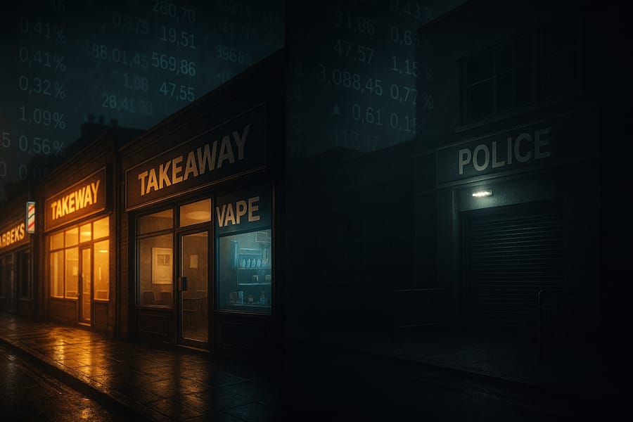When the Numbers Don’t Add Up: How Removing Local Policing Turned UK High Streets Into Illusions
