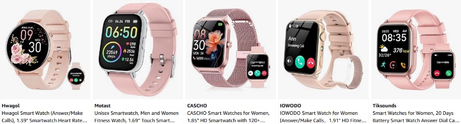 Ladies watches on Amazon