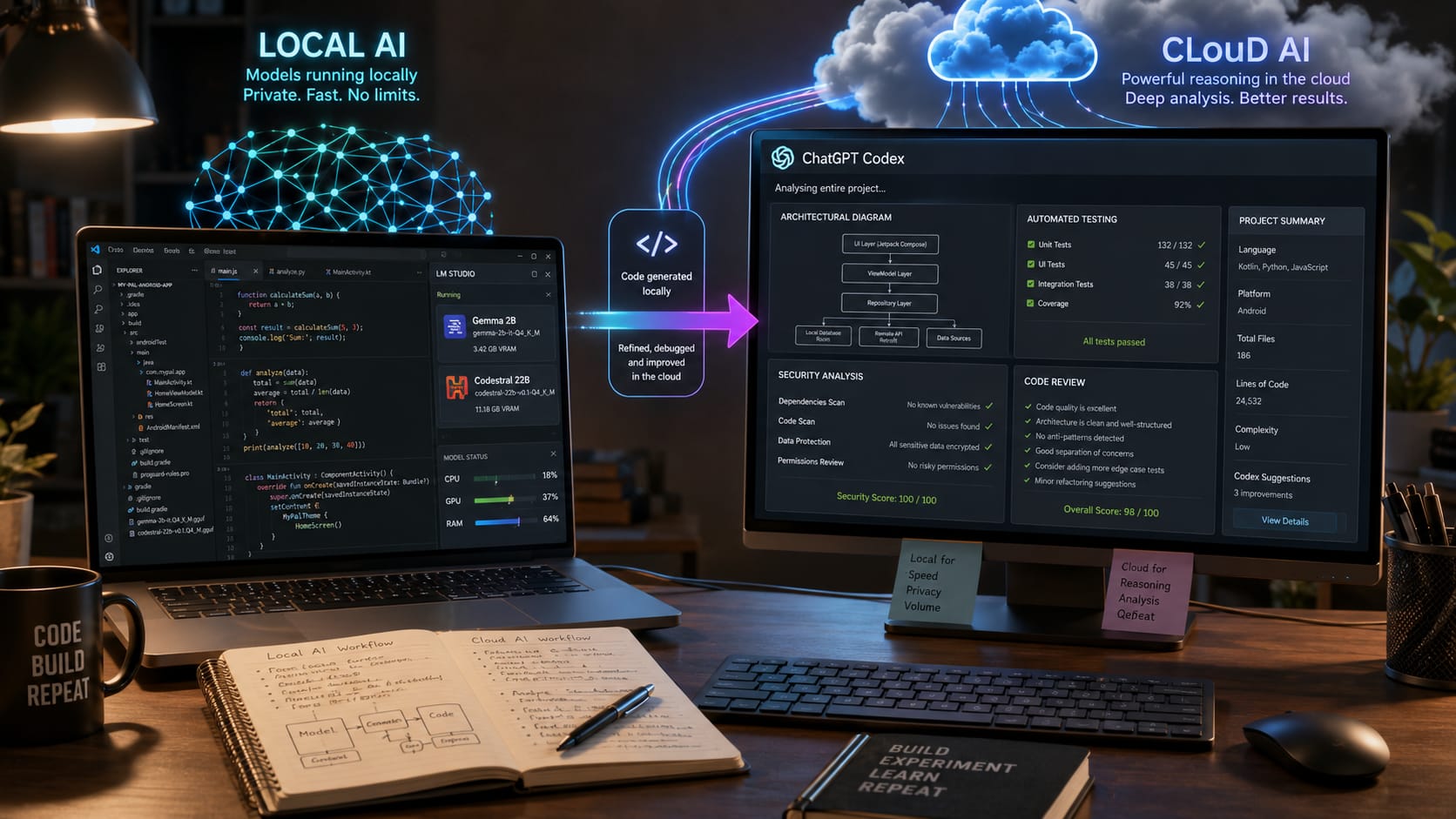 Coding with Local AI vs Cloud AI