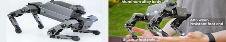 Yahboom Adults AI Smart Robot Raspberry Pi Robot Dog Python Programmable 12 Joints Bionic Mechanical Dog DOGZILLA