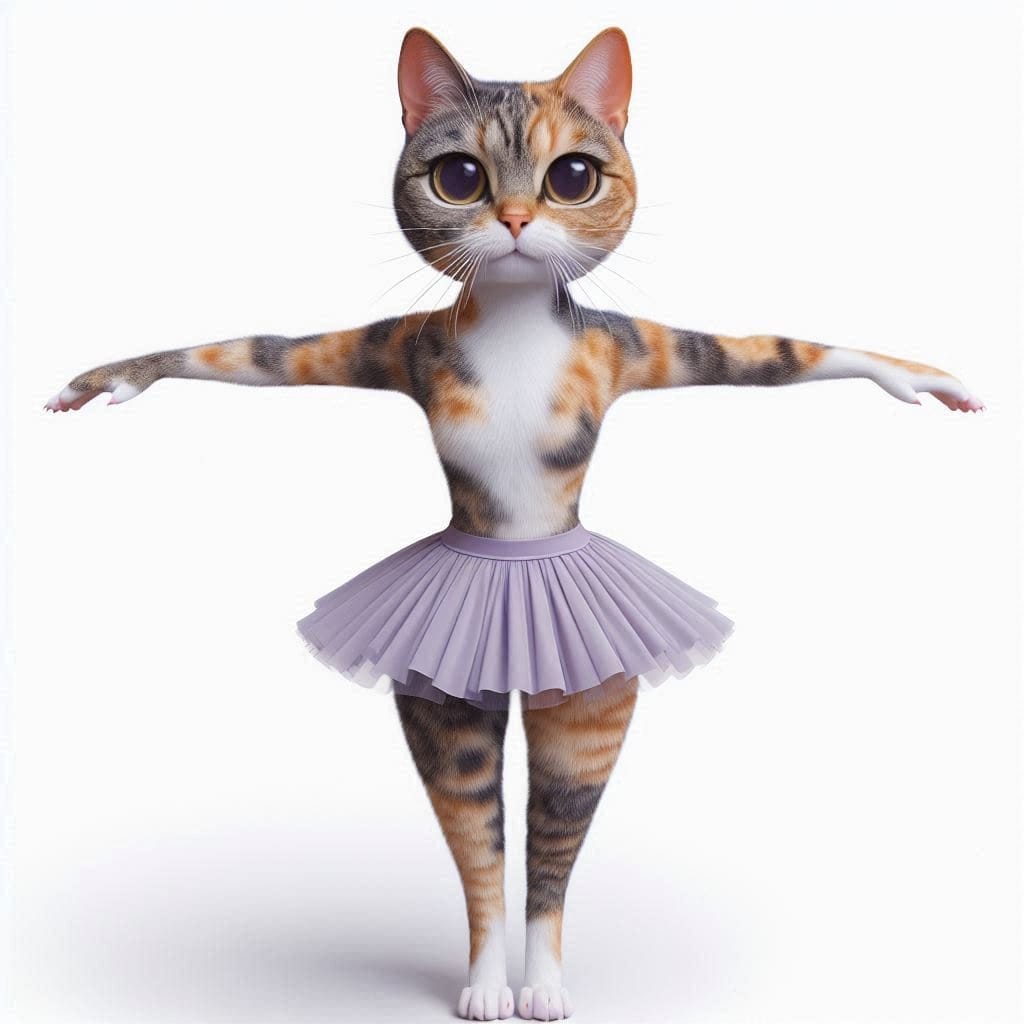 Ballerina cat